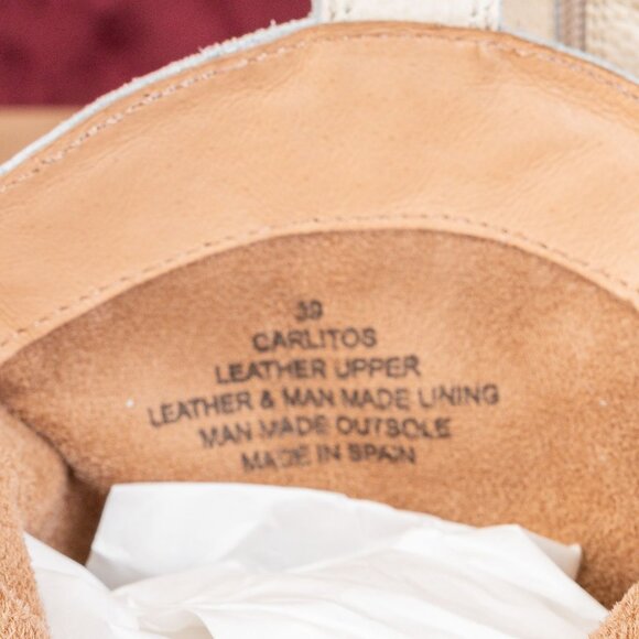 Miz Mooz Women Carlitos Western Cowboy Zip Pull Linen Leather Boots 8.5US EUR39 - Picture 7 of 8